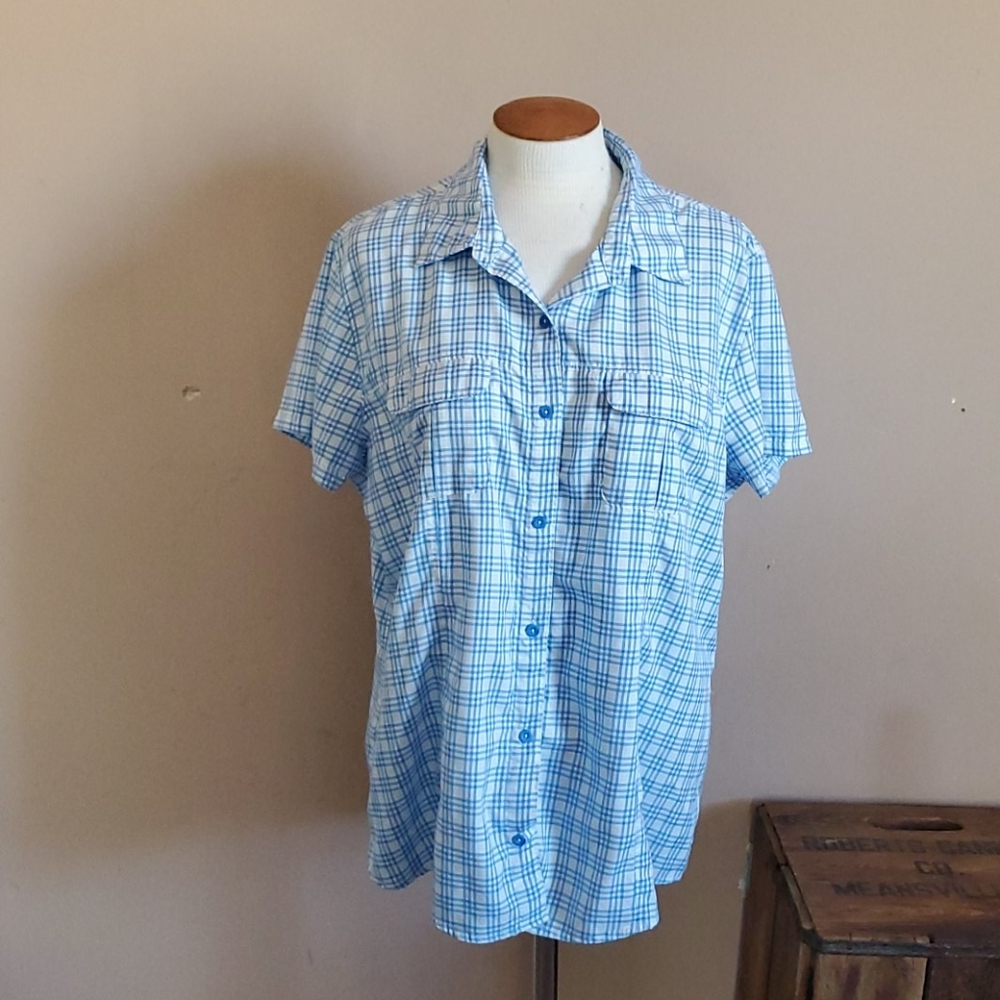 Magellan Magellan Wick short sleeve button down